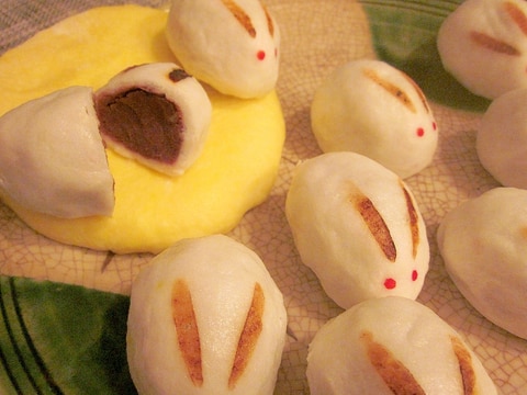 お月見うさぎ饅頭